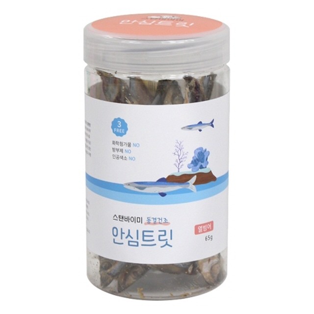 스탠바이미 동결건조 안심트릿 열빙어 65g