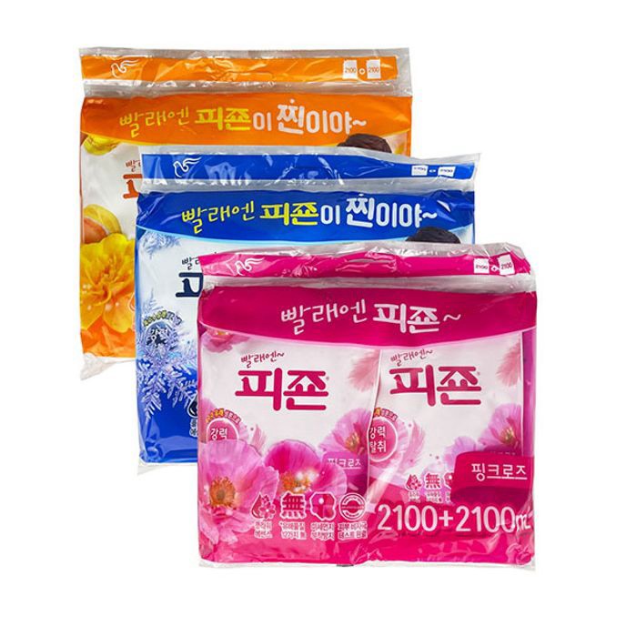 섬유 유연제 빨래 향기 세탁 세제 리필형 4200mL