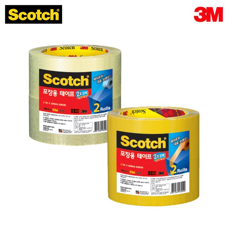 3M 스카치 강력 포장용 테이프 리필 3615R-2 (48mm)