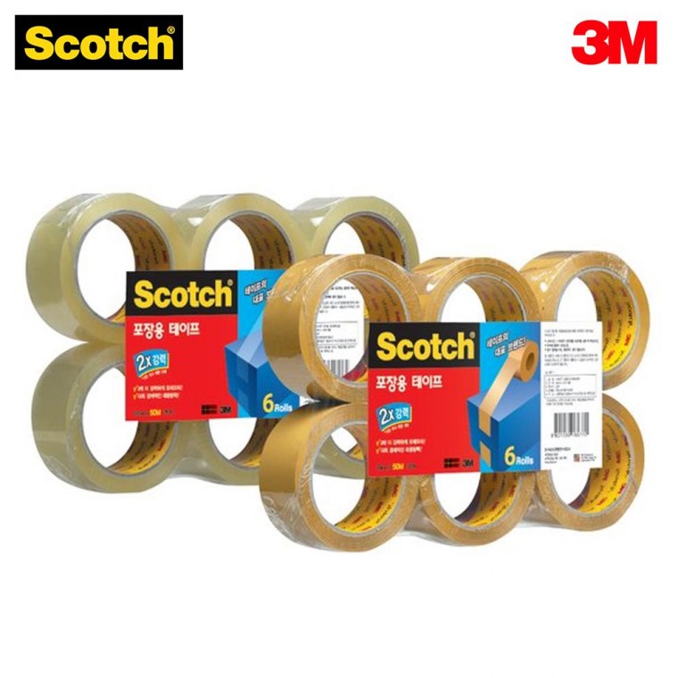 3M 스카치 강력 포장용 테이프 리필 3615R-6 (48mm)