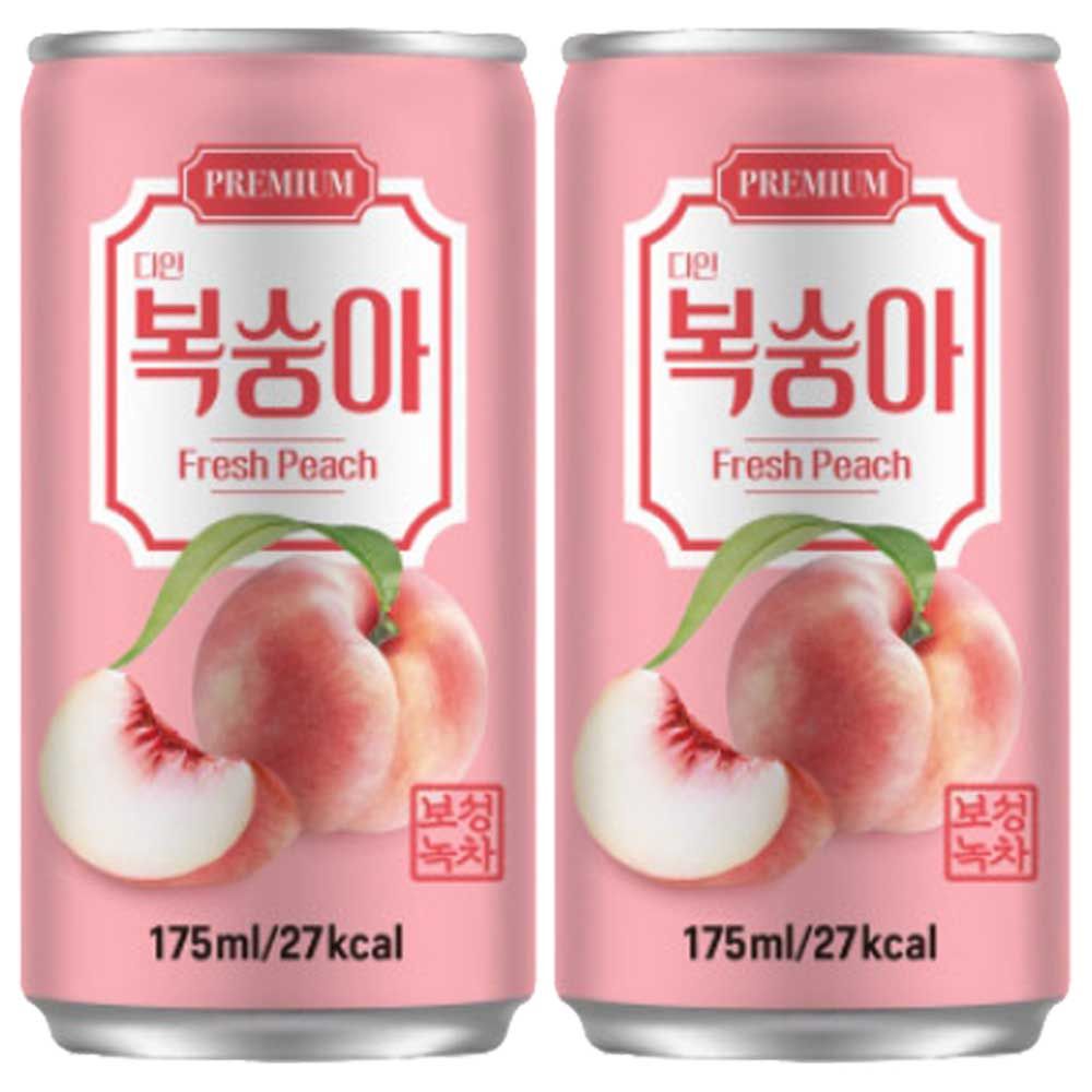 오늘의쇼핑은 다인 복숭아 175ml x 60캔 (30캔입x2박스)