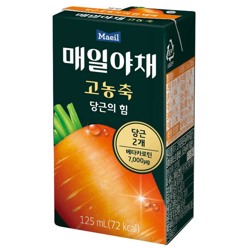 오늘의쇼핑은 매일유업 고농축 당근의 힘 125ml x 24개