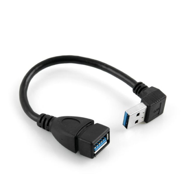 오늘의쇼핑은 (COMS) USB 3.0 연장젠더(M/F) 하향꺽임 20cm