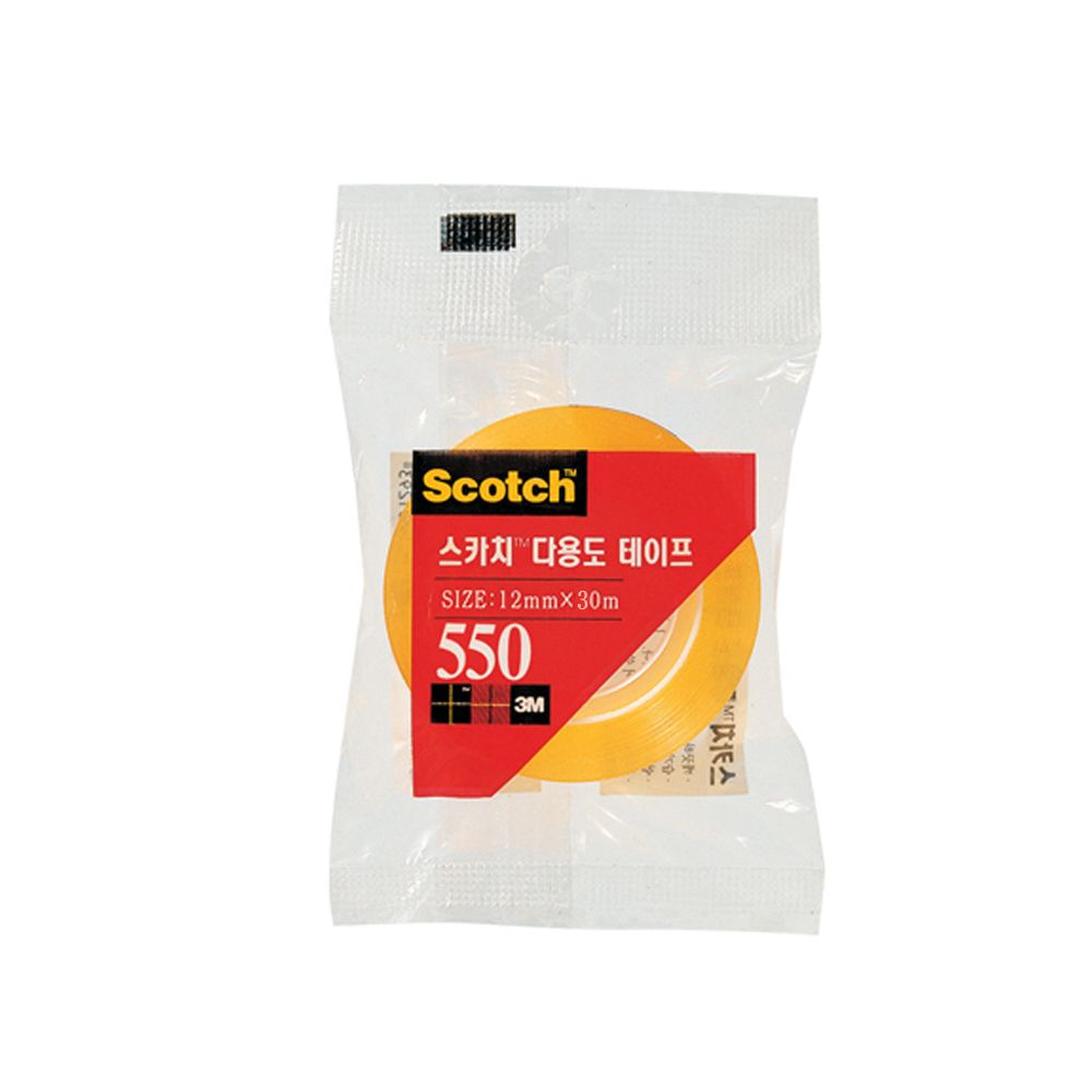 3M 스카치 투명 다용도 테이프 리필 550 (12mmx30m)