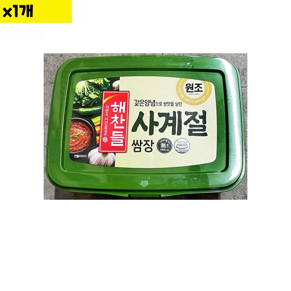 식자재 해찬들 사계절쌈장 3Kg x1개