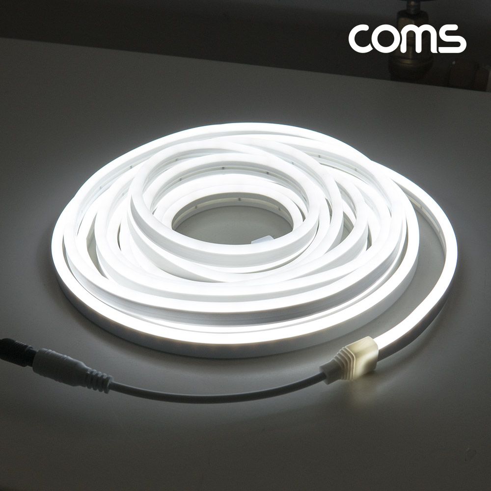 오늘의쇼핑은 (COMS) DC 12V 논네온 LED 램프 줄띠(White) 5M