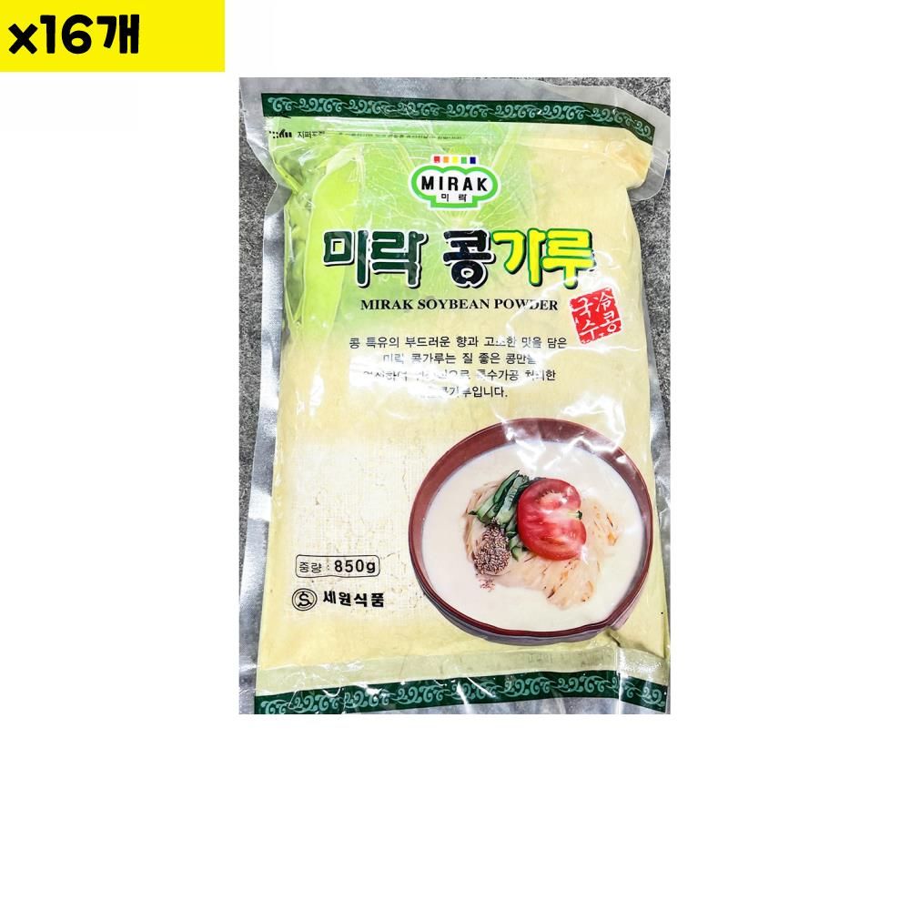 식자재 미락 콩가루 콩국수용 860g x16개