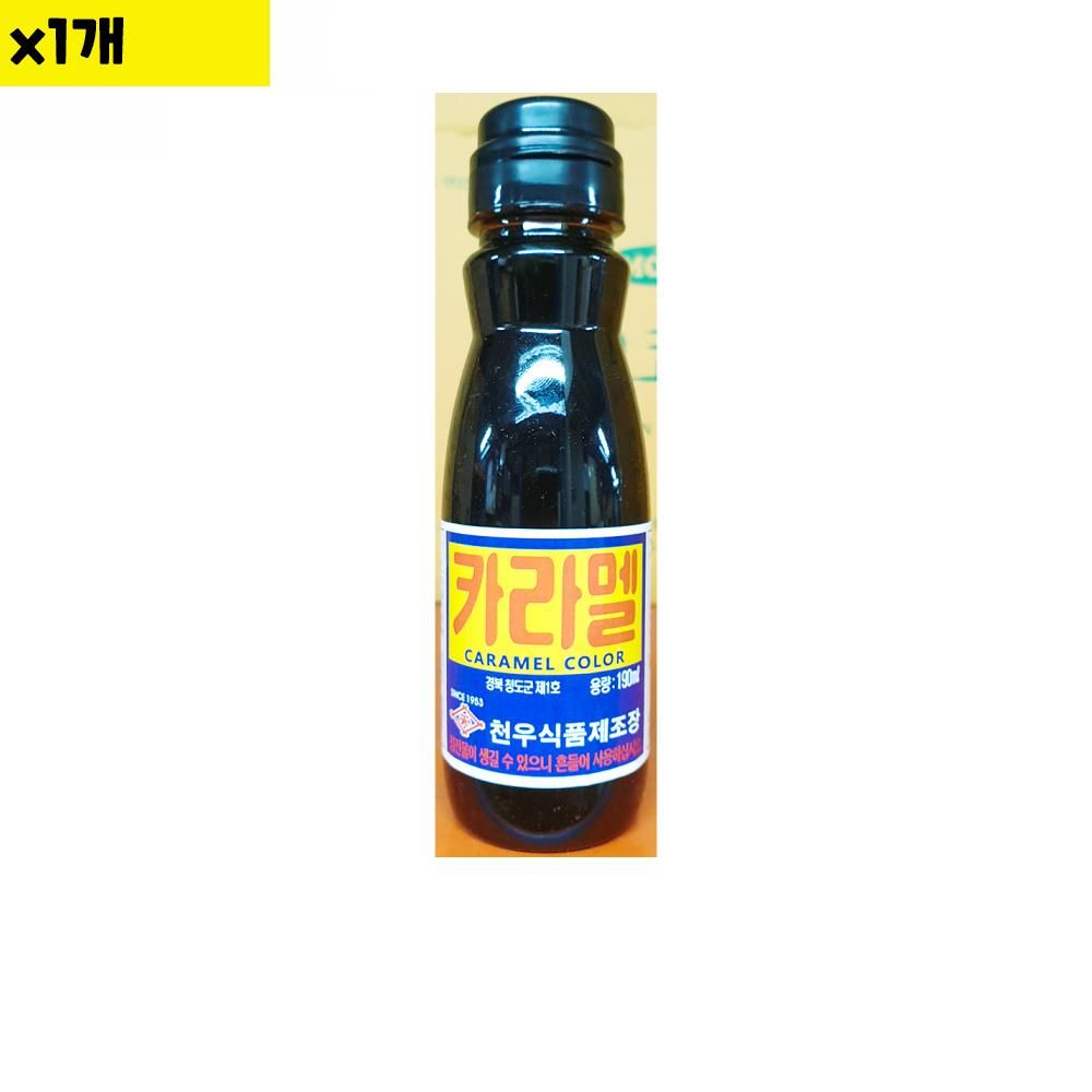 천우식품제조장 카라멜 190ml PET 190g x1개