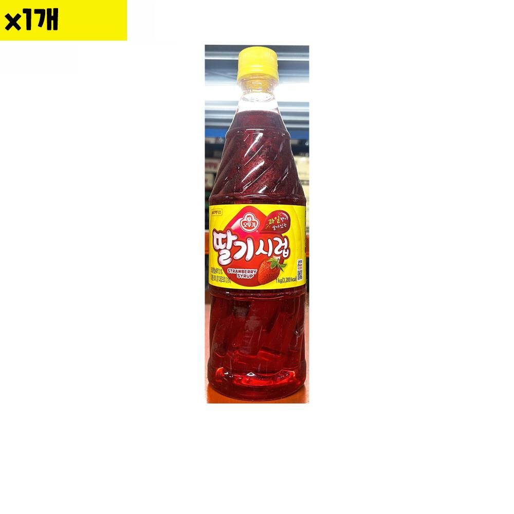 오늘의쇼핑은 식자재 오뚜기 딸기맛시럽 S 1Kg x1개