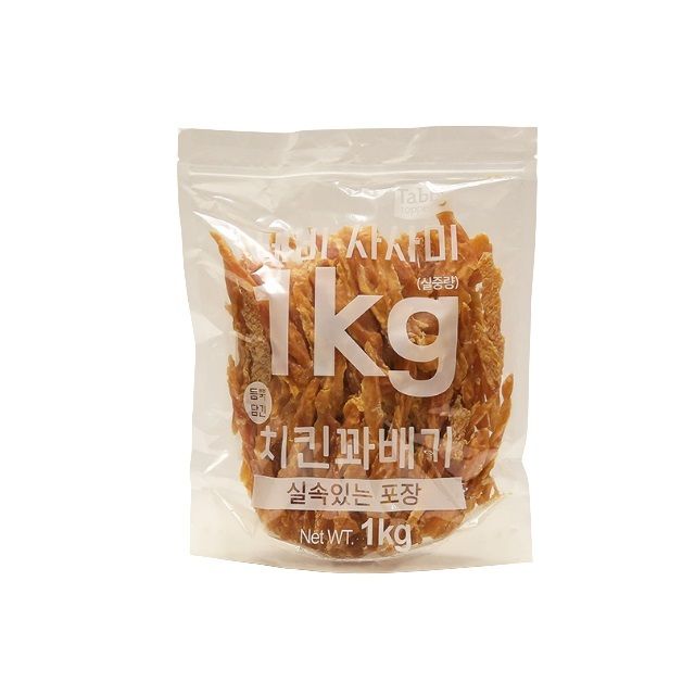 사사미 1kg - 치킨꽈배기 애견 영양간식 육포