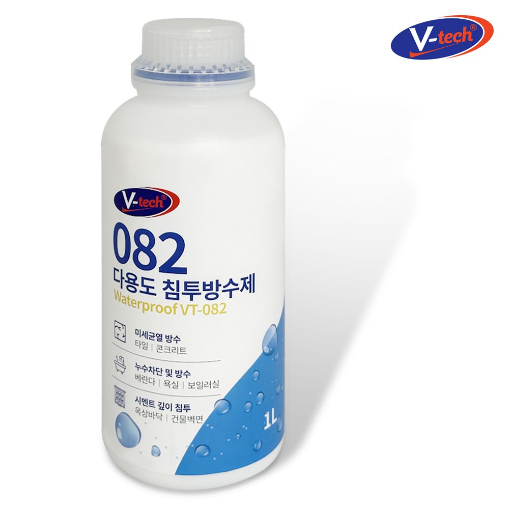 오늘의쇼핑은 브이텍 082 다용도 침투방수제1L 외벽 욕실 옥상 실금