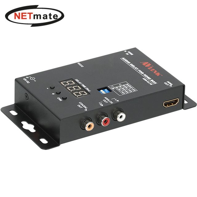 NETmate HDMI 오디오 분리기 딜레이 조절기