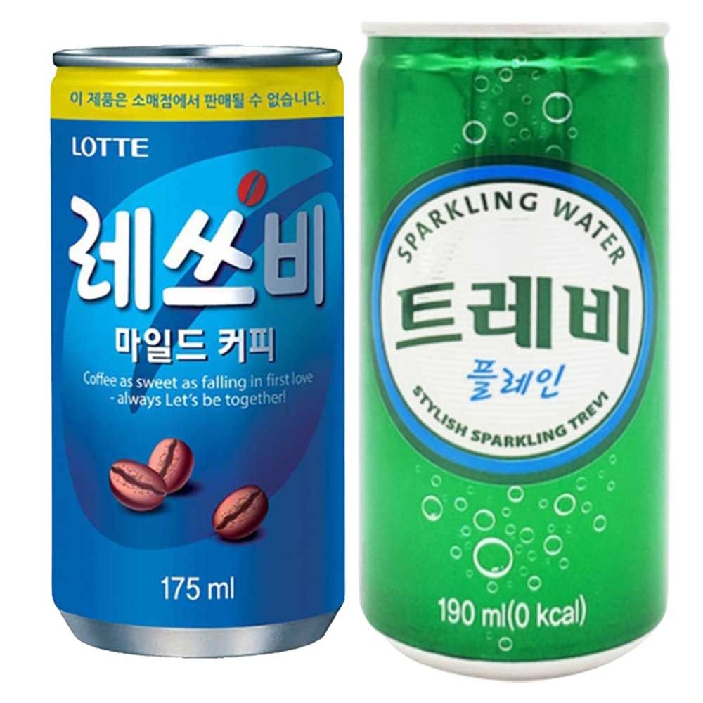 레쓰비 마일드 175ML+트레비 플레인 (60캔구성)