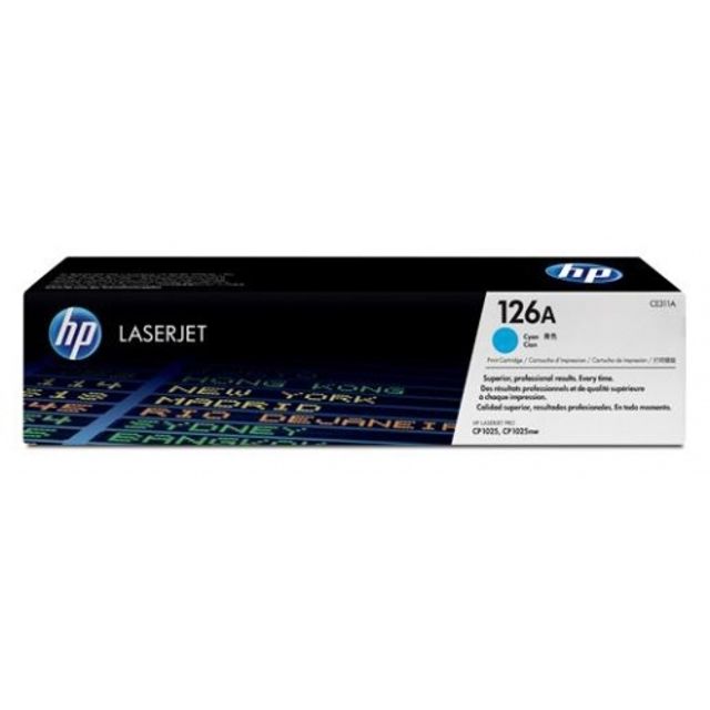 HP 정품토너 NO.126A CE311A 파랑/1000매 (1개)