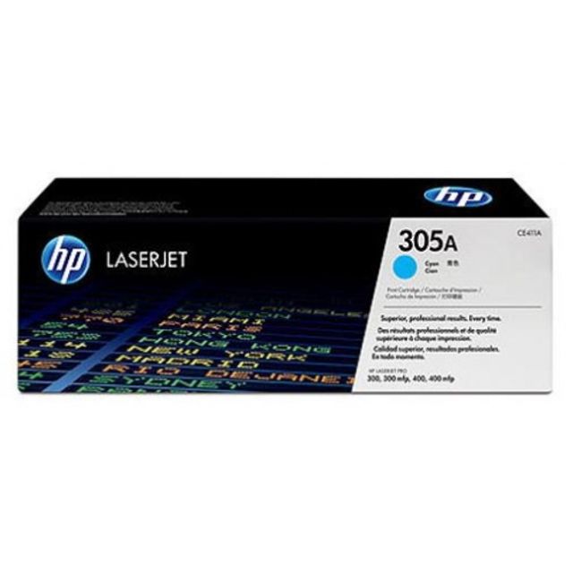 HP 정품토너 NO.305A CE411A 파랑/2600매 (1개)