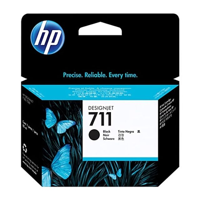 HP 정품잉크 NO.711 3WX01A/CZ133A 검정 (1개)