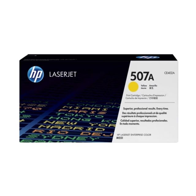 HP 정품토너 NO.507A CE402A 노랑/6000매 (1개)