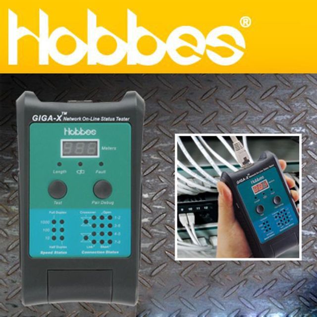 오늘의쇼핑은 Hobbes 256800 GIGA X 네트워크 케이블 테스터