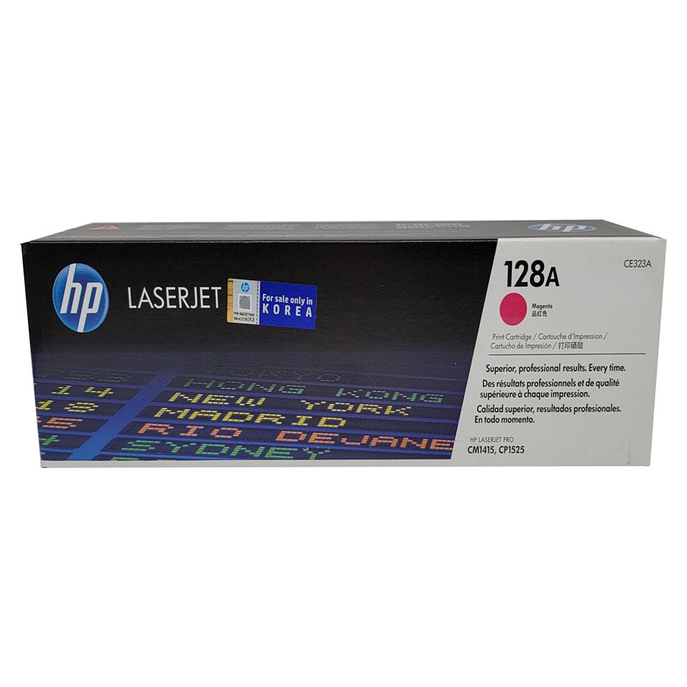 HP 정품토너 Laserjet CM1415fn 빨강 NO.128A