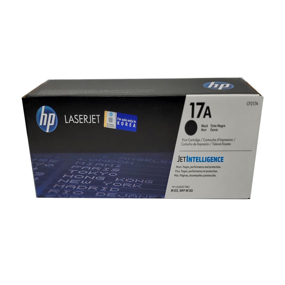 오늘의쇼핑은 HP 정품토너 LaserJet M102w 검정 NO.17A 표준용량