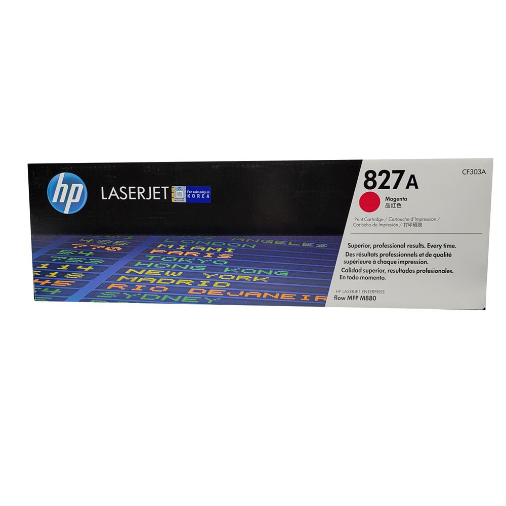 HP 정품토너 Laserjet M880z 빨강 NO.827A 표준용량