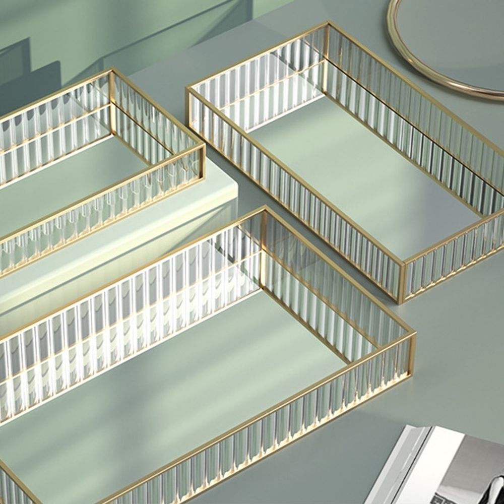 화장대 책상 소품 미러 정리함 수납 트레이 소형