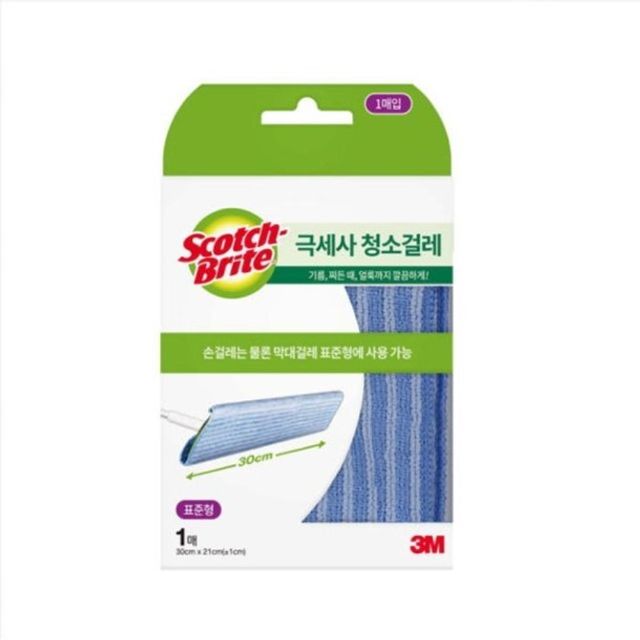 3M 스카치 브라이트 극세사 청소패드 대형 1매