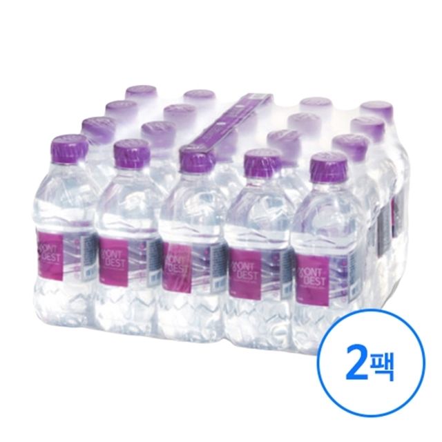 오늘의쇼핑은 몽베스트 생수 유라벨 330ml 40병