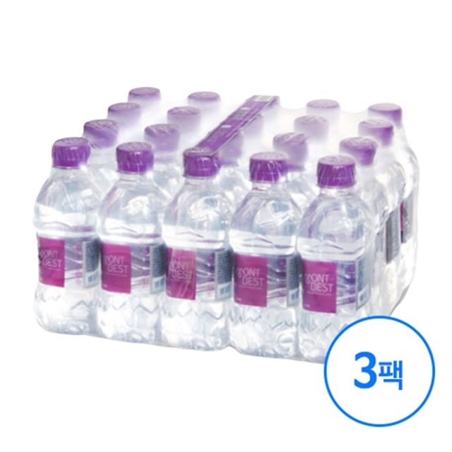 오늘의쇼핑은 몽베스트 생수 유라벨 330ml 60병