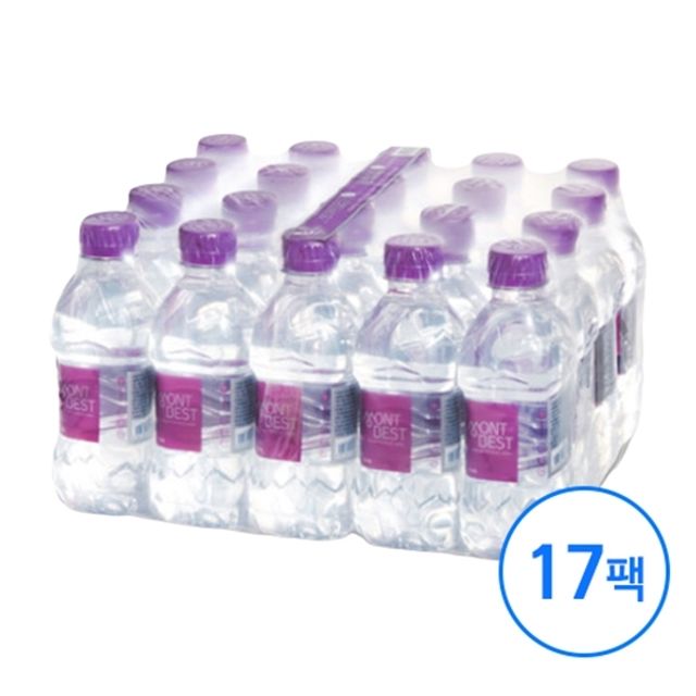 오늘의쇼핑은 몽베스트 생수 유라벨 330ml 340병