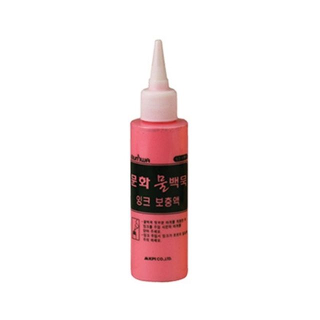 오늘의쇼핑은 문화연필 물백묵 잉크보충액 적색/100ml 박스(96개