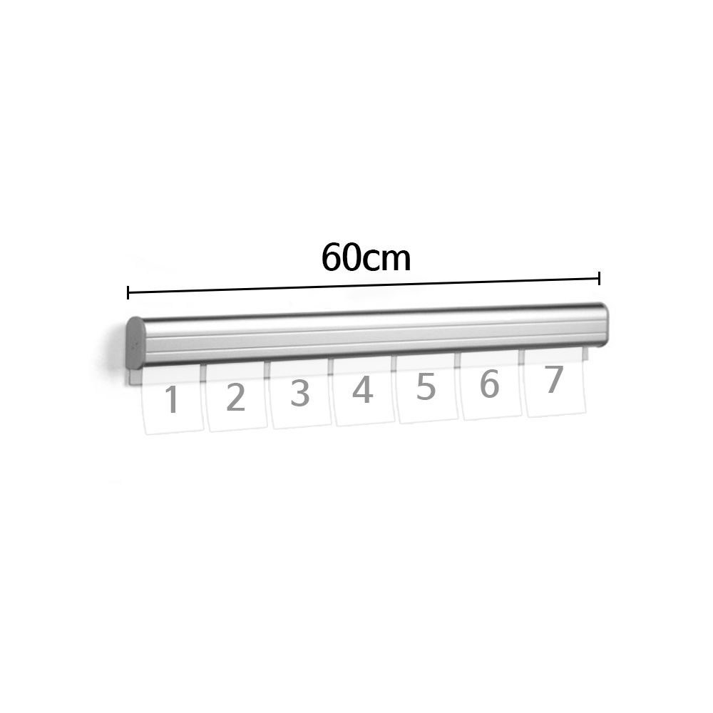 오늘의쇼핑은 무타공 구슬 오더랙 60cm 주문서 영수증 빌지 꽂이