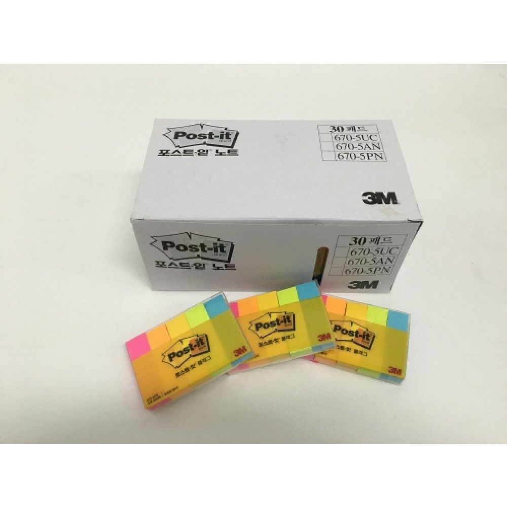 포스트잇 페이지마커 50x15mm (100매 5패드)x30개입