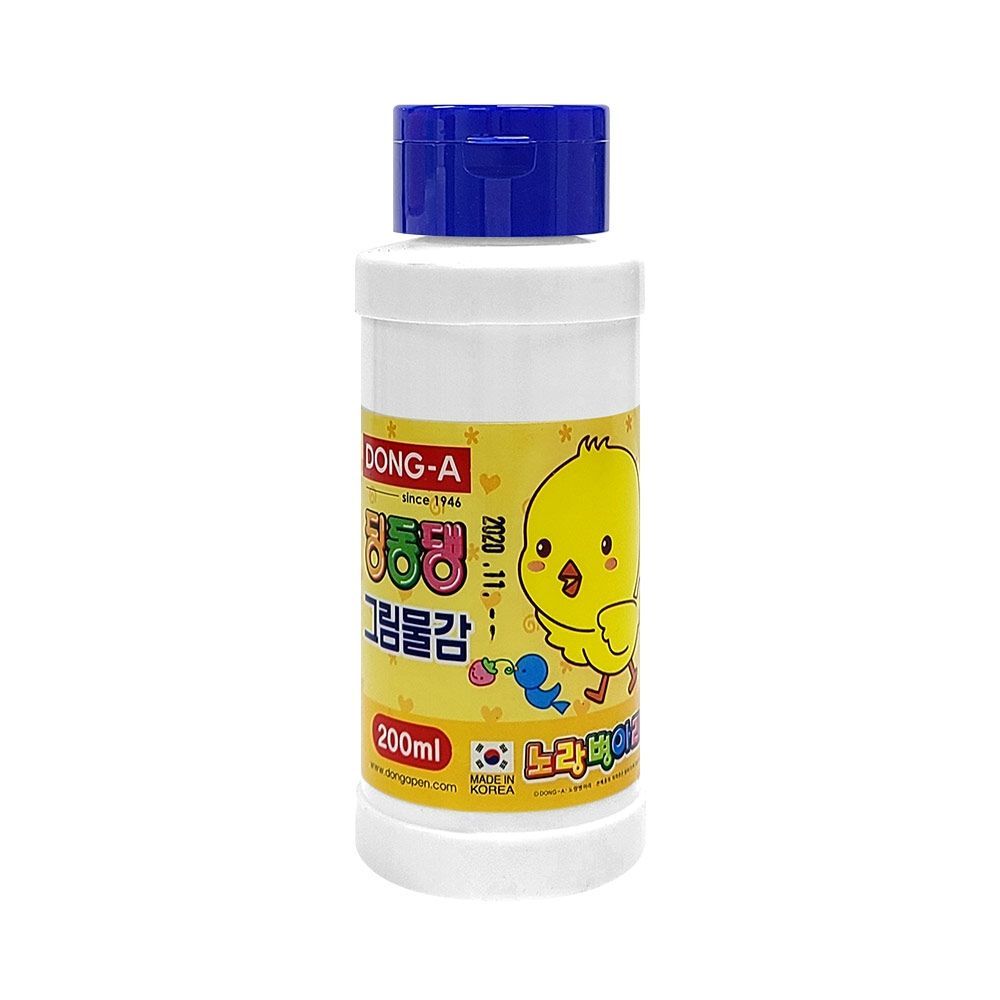 오늘의쇼핑은 동아 단색물감 딩동댕물감 파랑 200ml 12개입