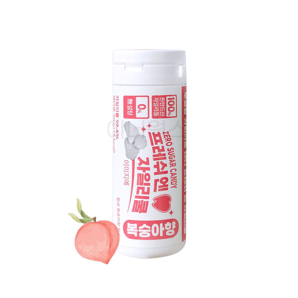 프레쉬엔 자일리쿨 자일리톨 무설탕 캔디 30g (복숭아