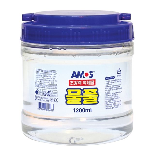 아모스 15000 물풀 1200ml/액체괴물풀/접착용 (1개)