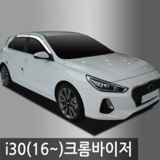 진흥 i30 (16~현재) 크롬 도어 바이저 (4P) D687