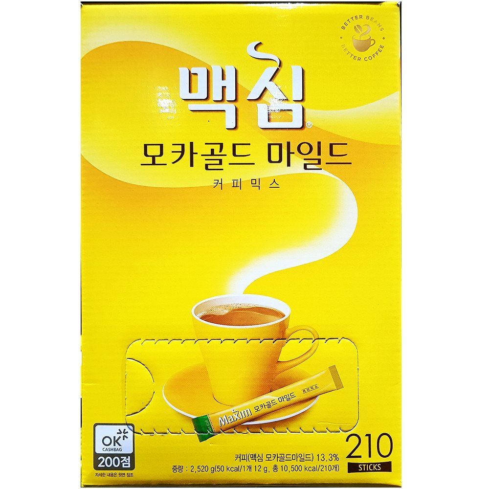 오늘의쇼핑은 210T 일회용 커피 믹스 맥심 모카 사무실 회사 업소