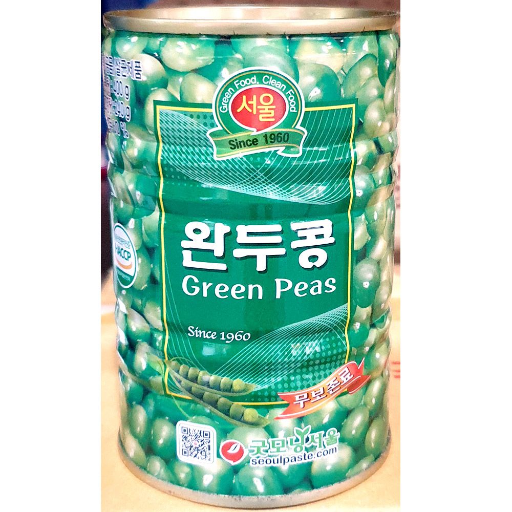 완두콩캔 굿모닝 400g x24개 식당 통조림 업소용