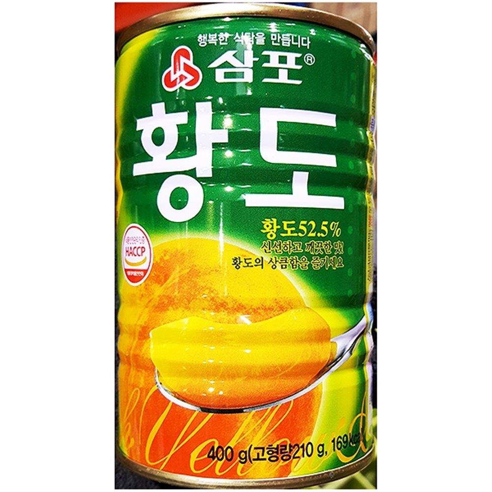 황도복숭아캔 8절 삼포 400g x24개 식당 통조림