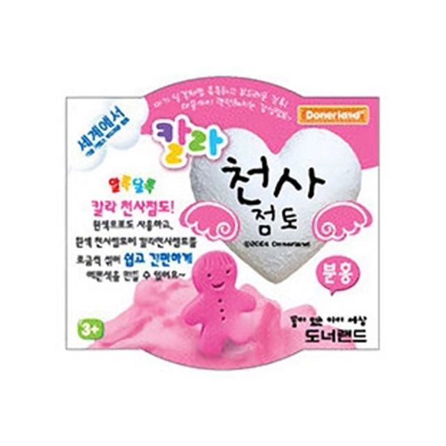 오늘의쇼핑은 도너랜드 4000 칼라천사점토 분홍색30G (1개)