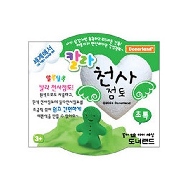 도너랜드 4000 칼라천사점토 초록색30G (1개)