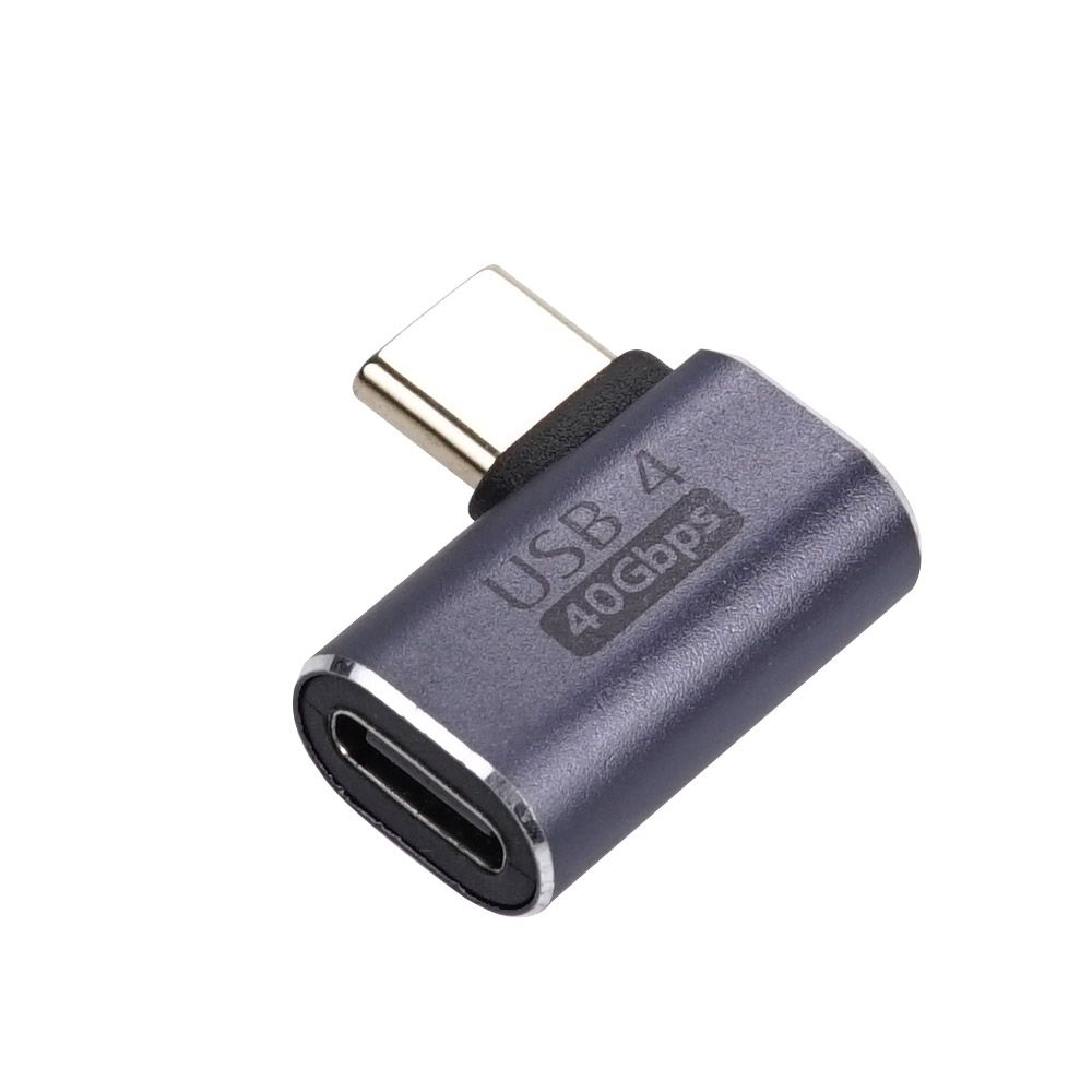 (COMS) USB 4.0 Gen3 C타입 연장젠더(M/F) 꺽임형