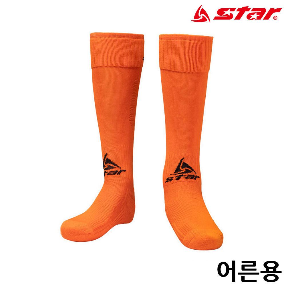 생활모음 축구 스타킹 (어른용) (ORANGE)