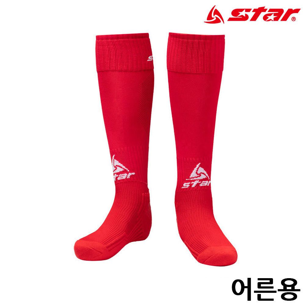 오늘의쇼핑은 생활모음 축구 스타킹 (어른용) (RED)