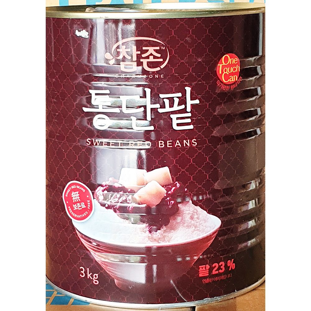 통단팥 참존 빙수용 3kg 업소 카페 업소용 식자재