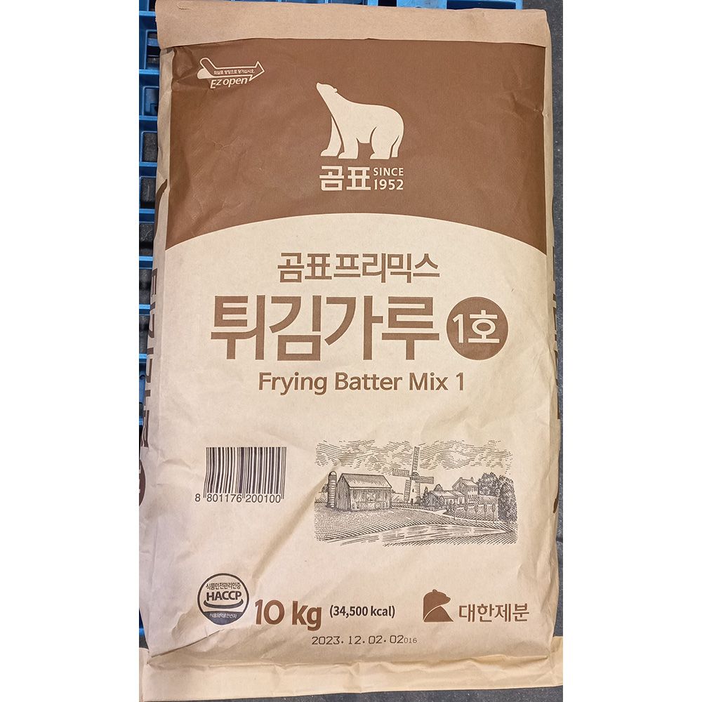 오늘의쇼핑은 튀김가루 곰표 10kg 식당용 업소용 식자재 업소 식당