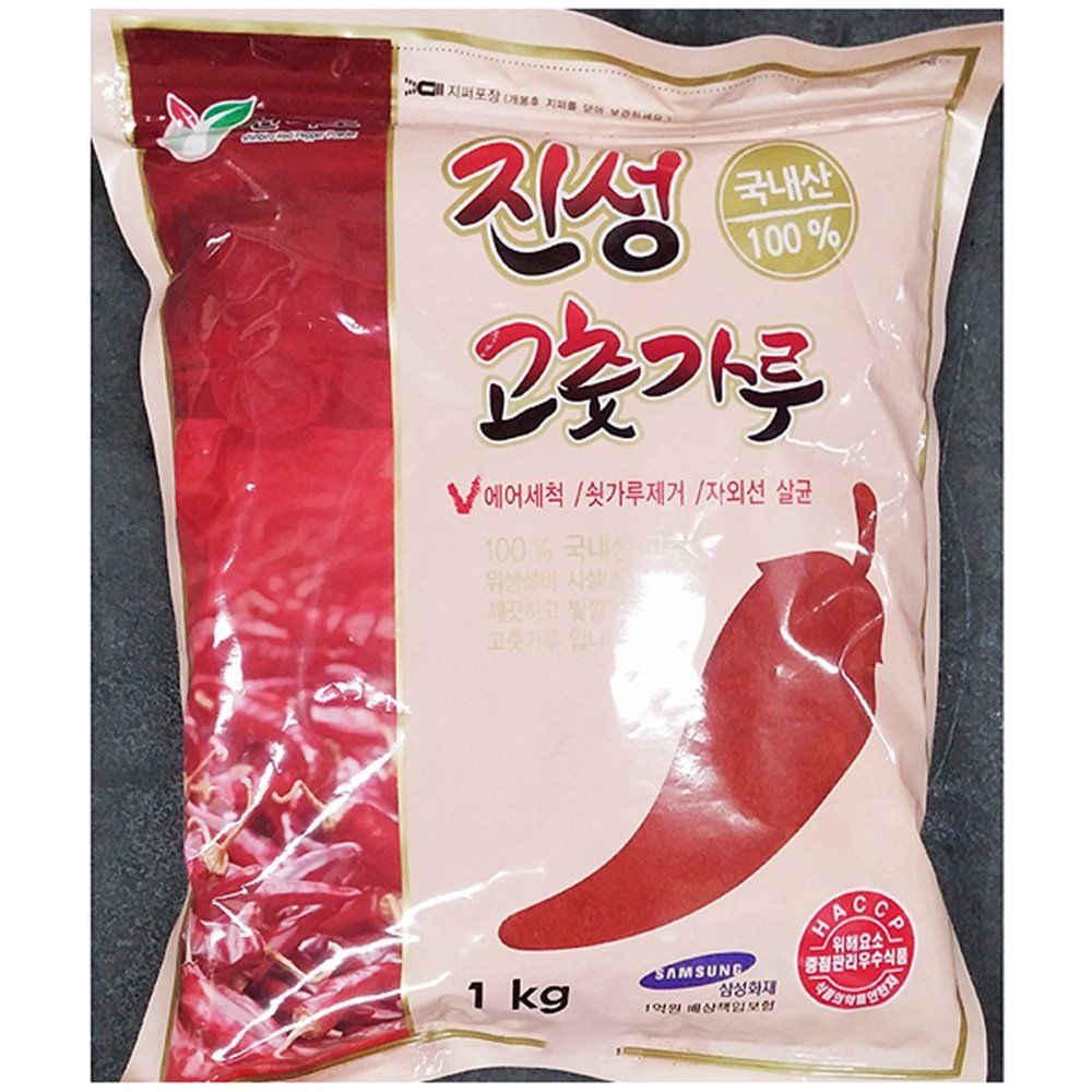 다데기용 고추 가루 다데기 진성 1kg 매운맛 고춧