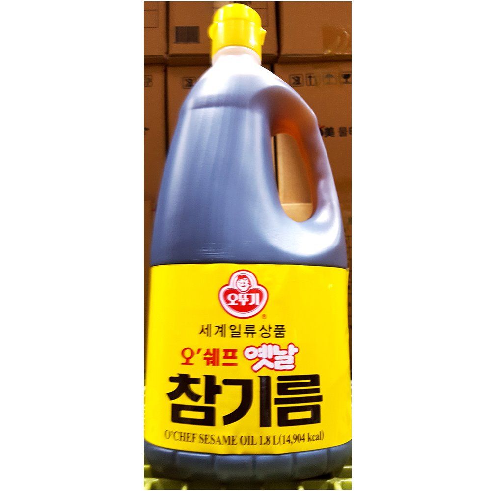 식당 참기름 옛날 오쉐프 오뚜기 1.8L 맛기름 챔기름