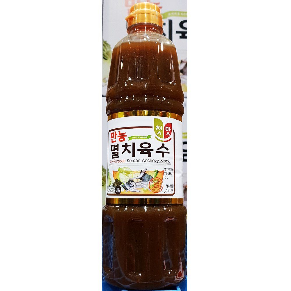 식당 청우 멸치 육수 진국 900mlX6개 액상 국물 소스